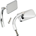 BILTWELL Rectangular Mirrors - Chrome 6502-200-502