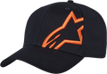 ALPINESTARS Corp Snap 2 Hat - Navy/Orange - One Size 1211810097032OS