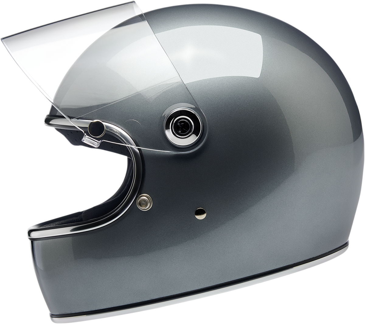 BILTWELL Gringo S Helmet - Metallic Sterling - Large 1003-340-104