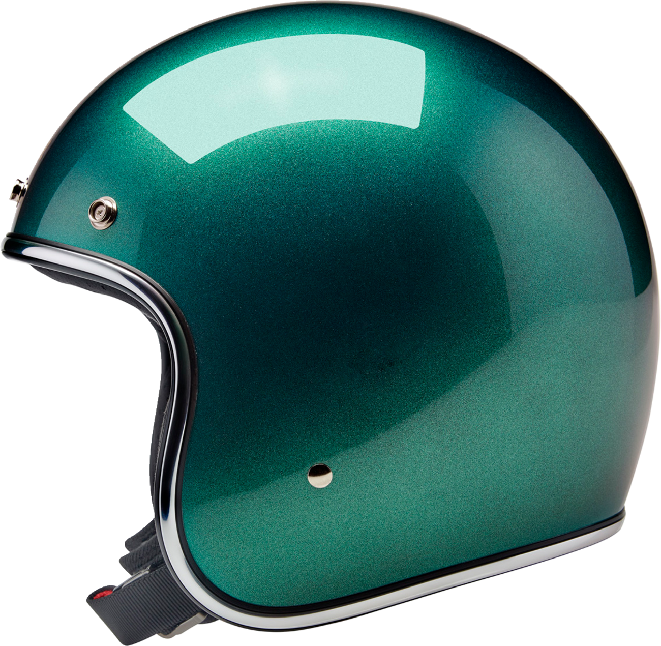 BILTWELL Bonanza Helmet - Metallic Catalina Green - XS 1001-358-201
