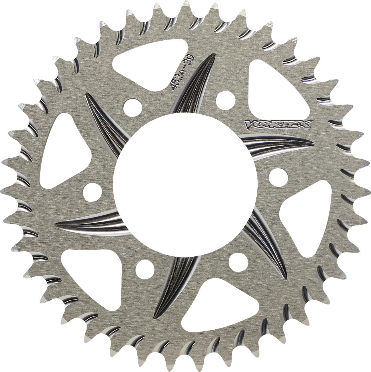 VORTEX Aluminum Sprocket - Silver - Rear - 39 Tooth 452A-39