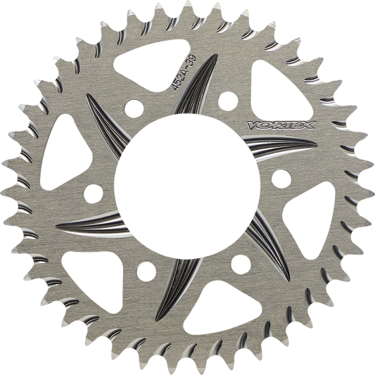 VORTEX Aluminum Sprocket - Silver - Rear - 39 Tooth 452A-39