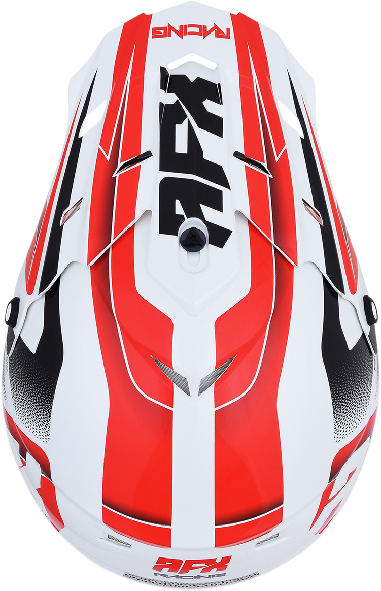 AFX FX-17 Helmet - Force - Pearl White/Red - 2XL 0110-5248