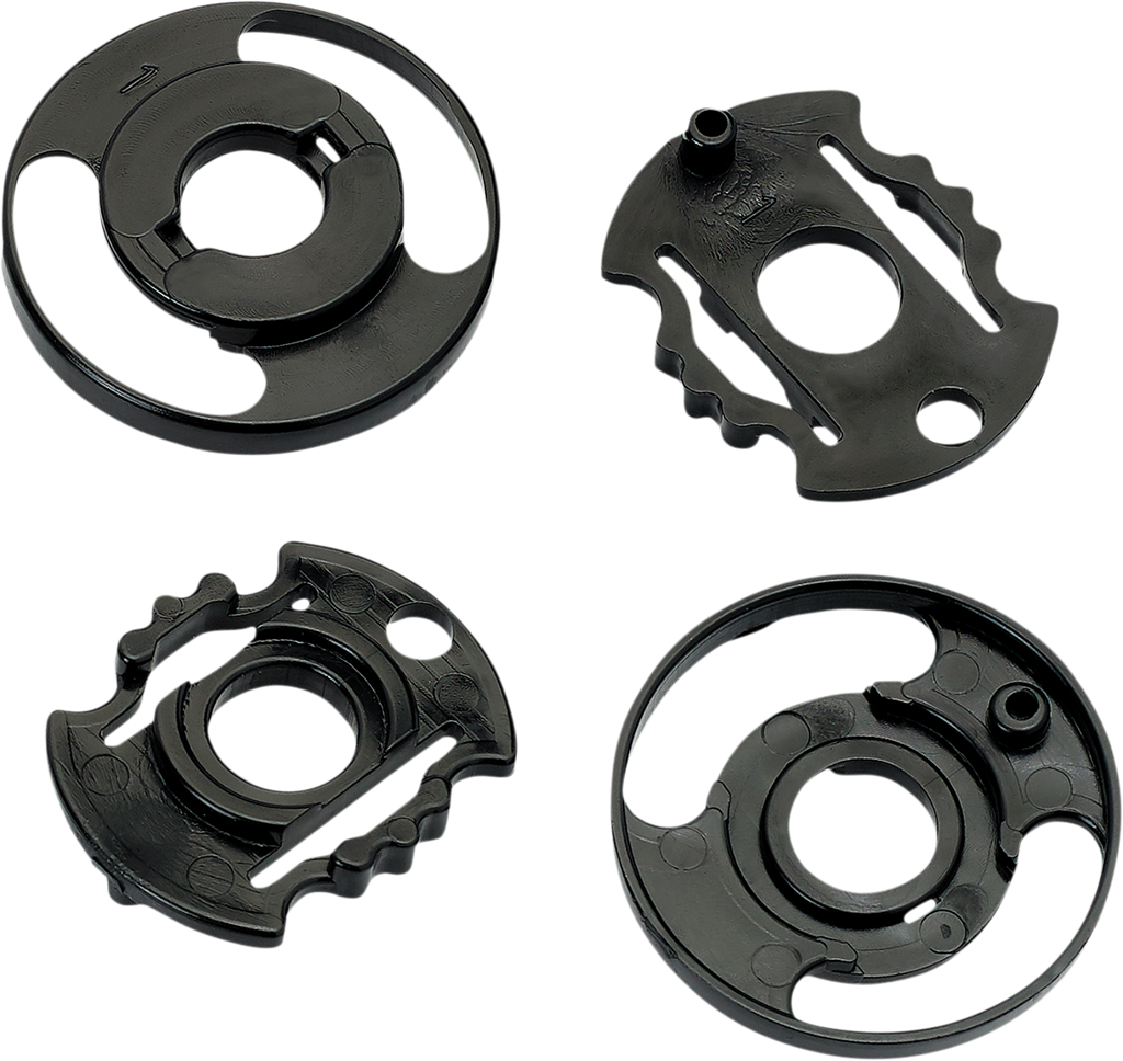 BILTWELL Gringo S/Lane Splitter Base Plate - Gen 2 - Black - Pair 0034-24