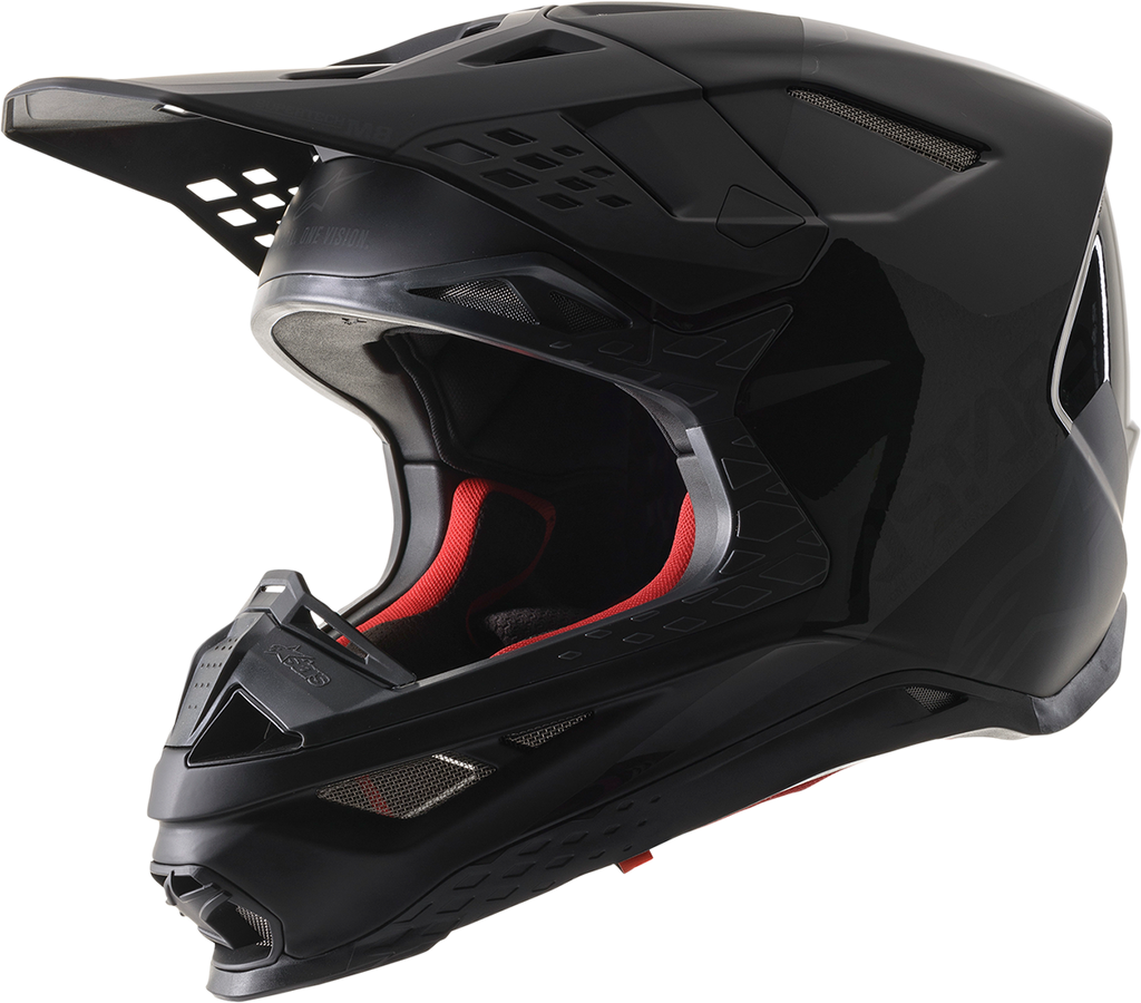ALPINESTARS Supertech M8 Helmet - Echo - MIPS® - Black/Gray - Small 8302621-1146-SM
