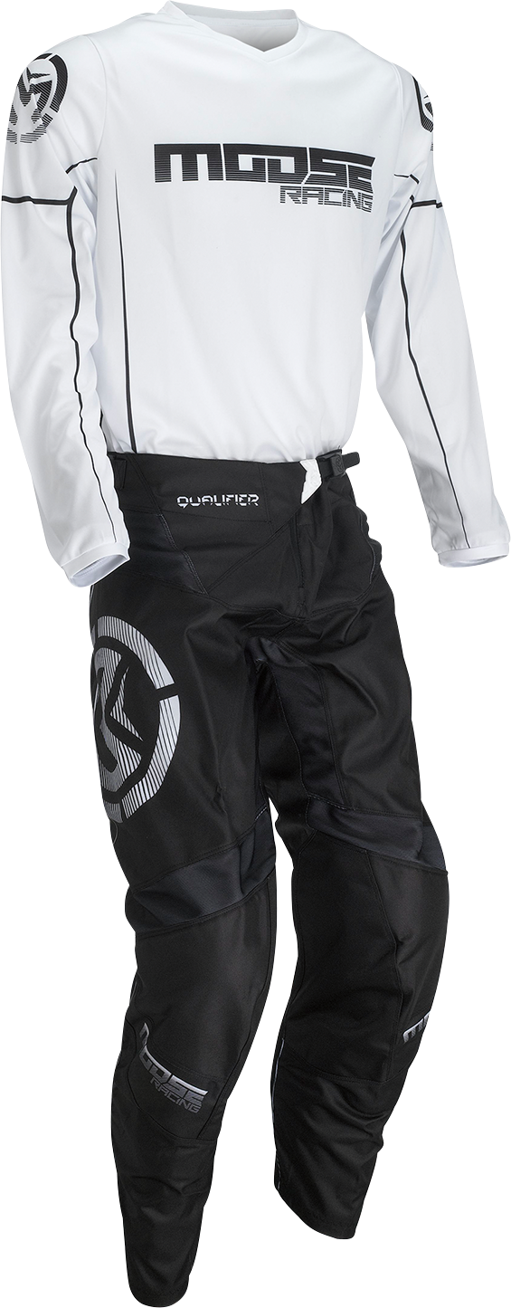 MOOSE RACING Qualifier® Pants - Black/White - 50 2901-10361
