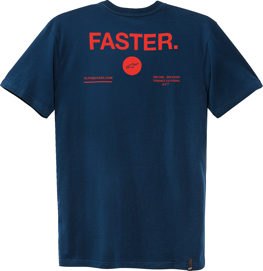 ALPINESTARS Faster T-Shirt - Navy - Medium 1232-72208-70-M