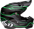 6D ATR-2 Helmet - Phase - Black/Green - XS 12-2844