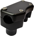 DRAG SPECIALTIES Risers - 1-1/2" - Buffalo - Top - Flat Black 0602-0811