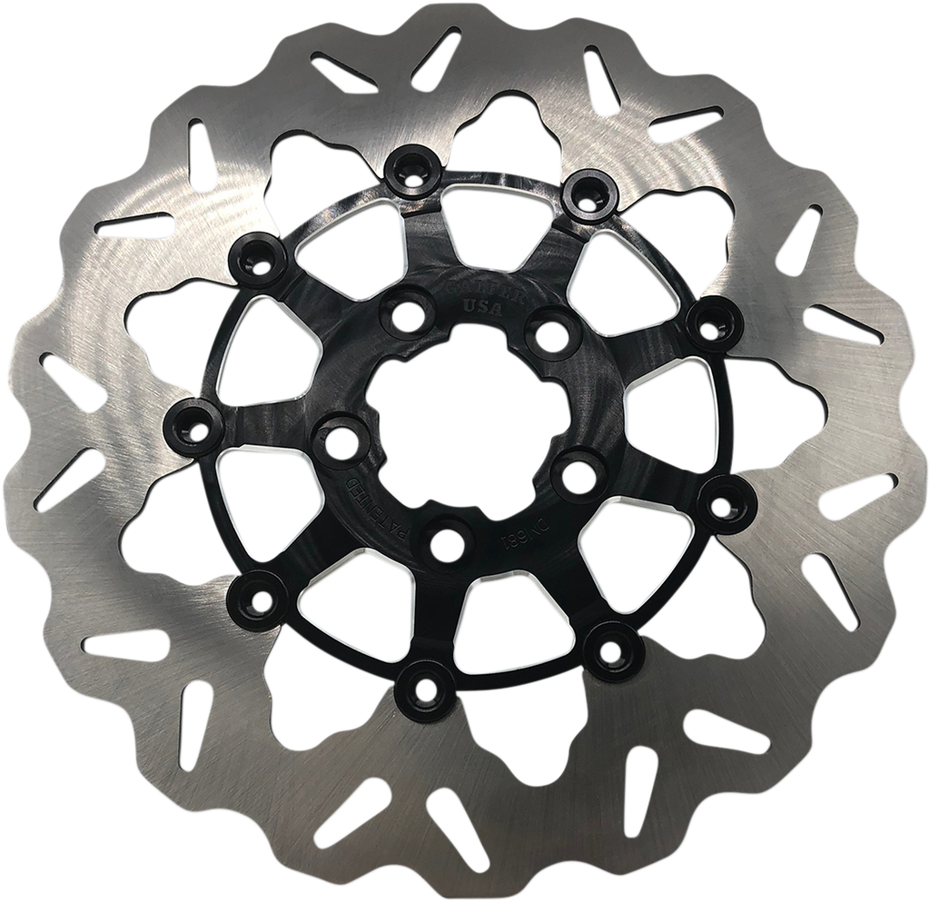 GALFER Rear Wave® Rotor - Black Carrier DF681CWS-C