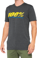 100% Argus Tech T-Shirt - Heather Charcoal - XL 35024-052-13