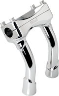BILTWELL Risers - Murdock - Oversized - Pullback - 6" - Chrome 6414-105-06