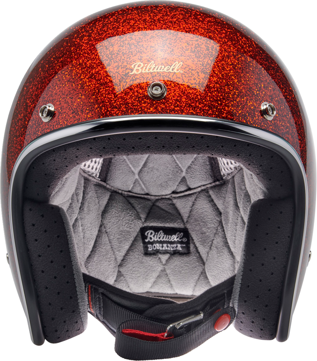 BILTWELL Bonanza Helmet - Rootbeer Megaflake - XS 1001-457-201