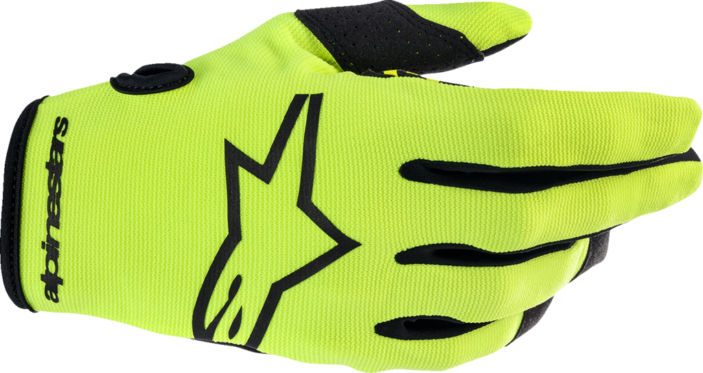 ALPINESTARS Radar Gloves Yellow Fluo/Black Md 3561823-551-M