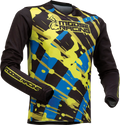 MOOSE RACING Youth Agroid Mesh Jersey - Black/Blue/Hi-Vis - Small 2912-2165