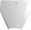 UFO Front Number Plate - White HU03367-041