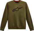 ALPINESTARS Ageless Crew Fleece - Military/Black - 2XL 12125132269102X