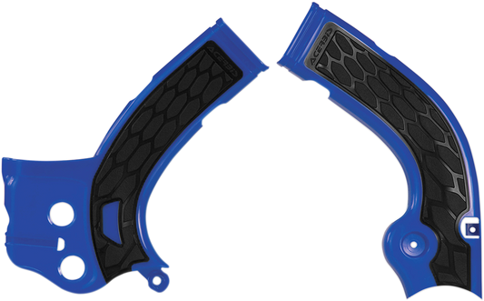 ACERBIS X-Grip Frame Guards - Blue/Black 2374261034