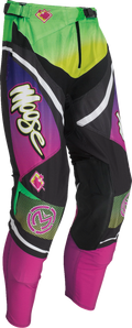 MOOSE RACING Sahara Pants - Purple/Green - 28 2901-10410
