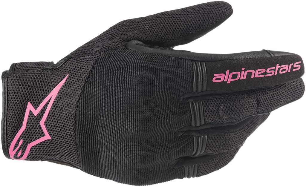 ALPINESTARS Women's Copper Gloves - Black/Fuchsia - Small 3598420-1039-S