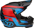 6D ATR-2 Helmet - Mach - Blue/Red/Black - Small 12-3315