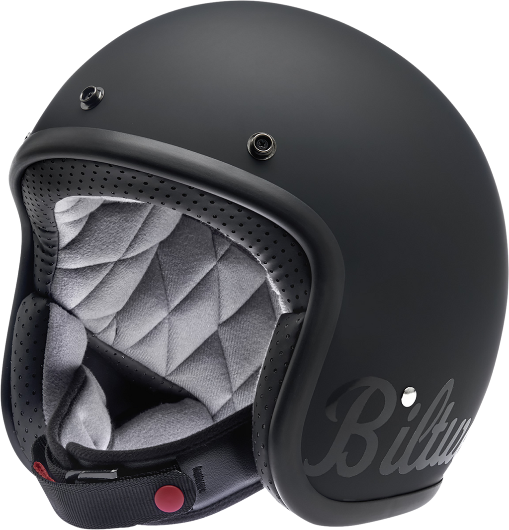 BILTWELL Bonanza Helmet - Flat Black Factory - XL 1001-638-205