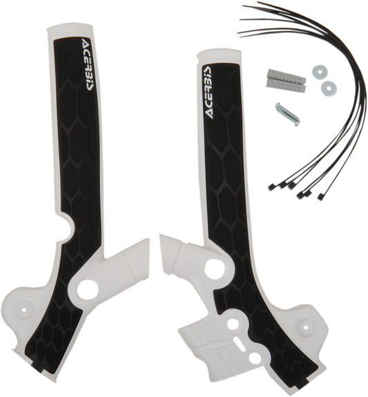 ACERBIS X-Grip Frame Guards - White/Black N/F 09-12 SX 85 2449521035