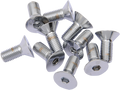 DRAG SPECIALTIES 5/16X24X3/4 Chrome Flat Head MPB582