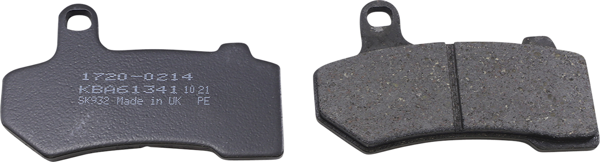 DRAG SPECIALTIES Organic Brake Pads - Harley-Davidson TRIKE APP S/B 09-13,19-21 FAD409