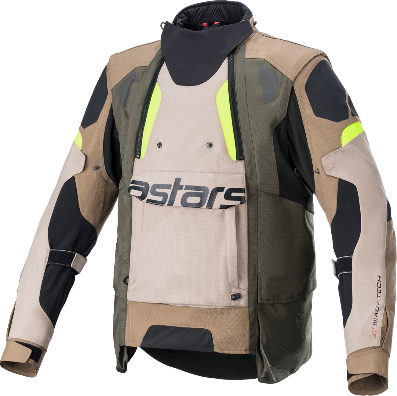 ALPINESTARS Halo Drystar® Jacket - Black/Sand/Yellow - Medium 3204822-865-M