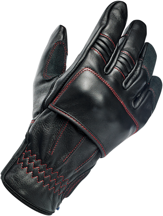 BILTWELL Belden Gloves - Redline - XS 1505-0108-301