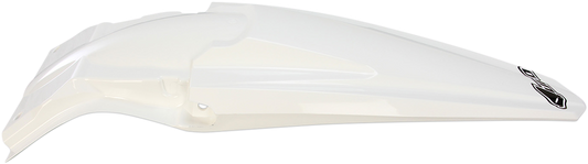 UFO MX Rear Fender - White KA04734-047