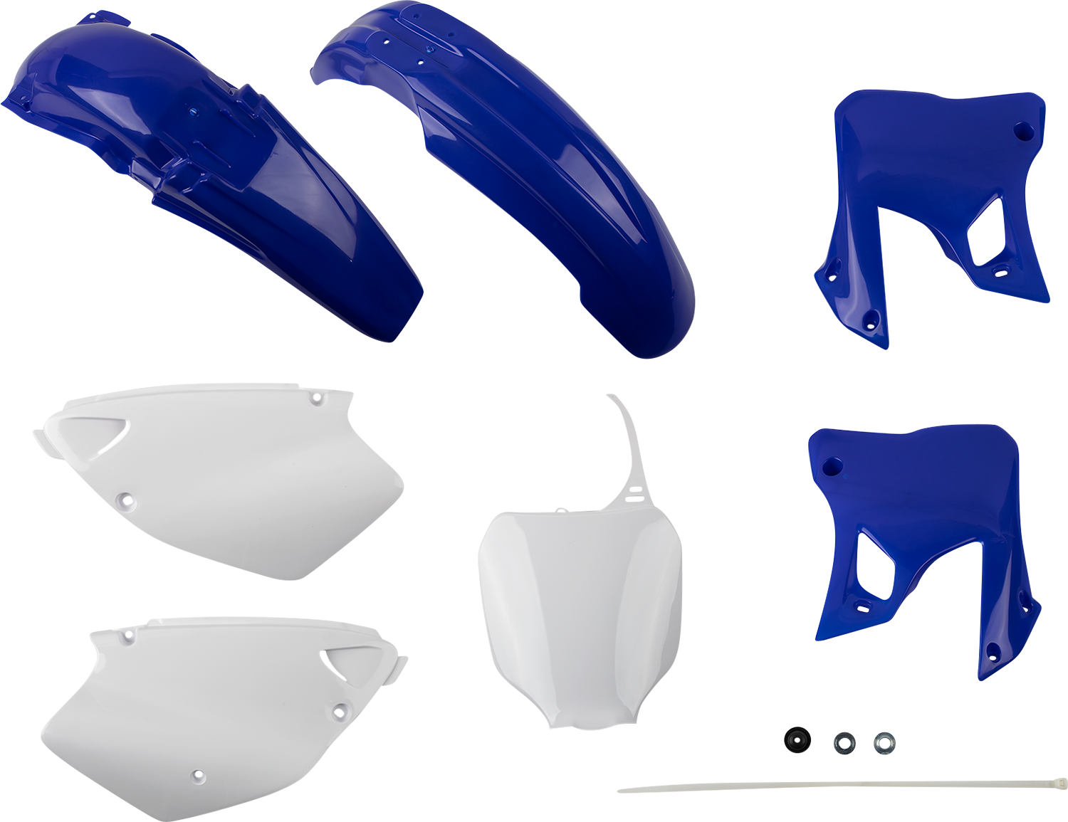 UFO Replacement Body Kit - OEM Blue/White ACTUALLY BODY KIT YZ125/250 2000-2001 YAKIT300-999