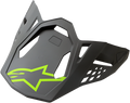 ALPINESTARS Supertech M8 Visor - Radium - Matte Black/Mid Gray/Yellow Fluo 8981519-9004