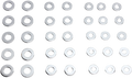 DRAG SPECIALTIES Washers - S.A.E - Chrome - Kit MPBDR6