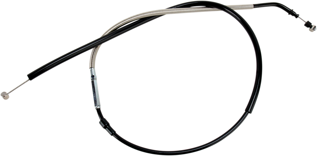 MOTION PRO Clutch Cable - +2" - Yamaha - Black Vinyl 05-0387