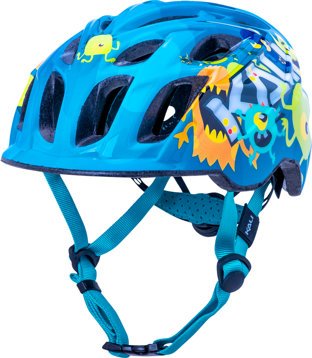 KALI Child Chakra Helmet - Monsters - Blue - XS 221020414
