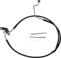 DRAG SPECIALTIES Brake Line - Rear - Black - +3" - Softail '04-'06 640223-3BLK