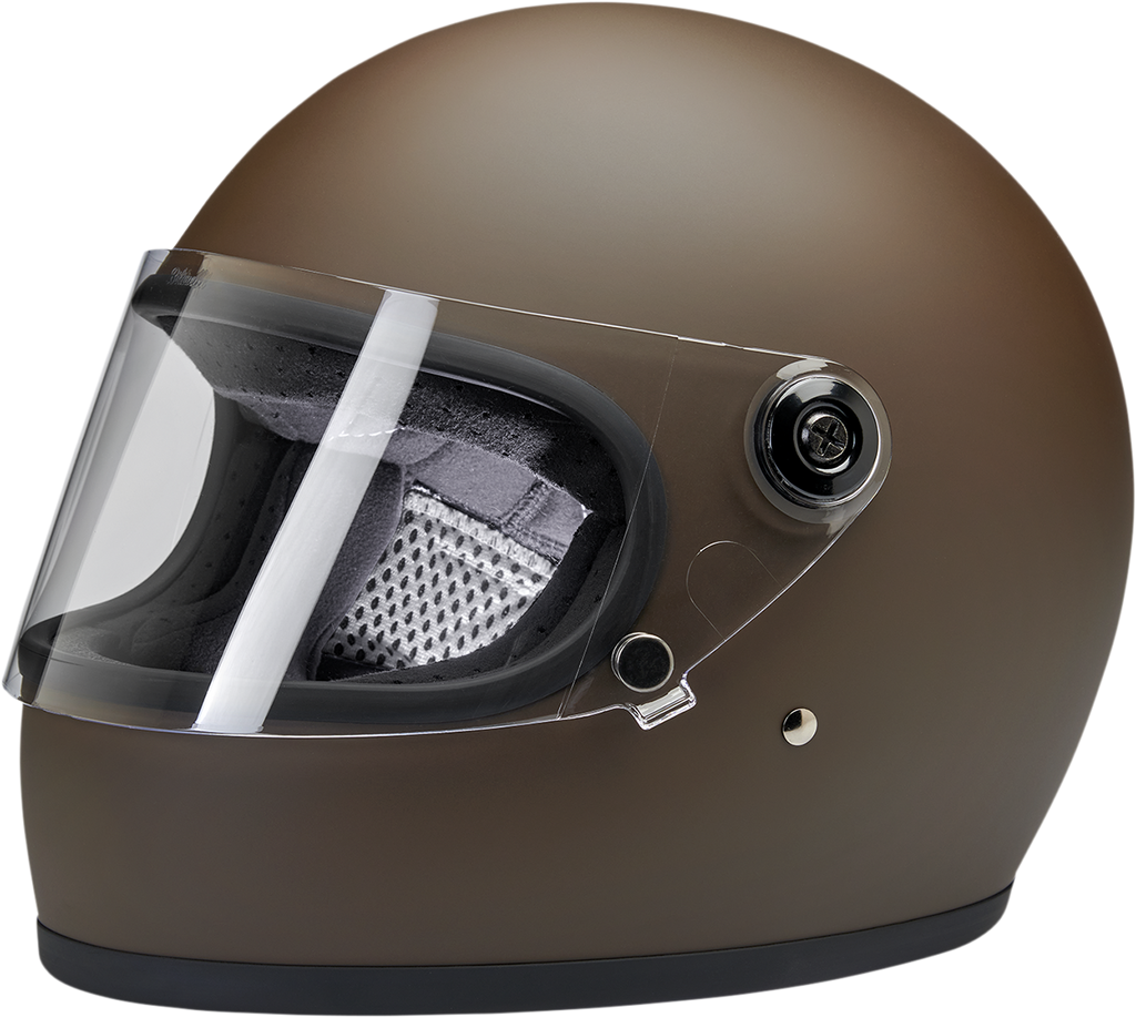 BILTWELL Gringo S Helmet - Flat Chocolate - Small 1003-252-102