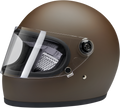 BILTWELL Gringo S Helmet - Flat Chocolate - XS 1003-252-101