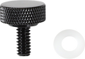 DRAG SPECIALTIES Seat Knob - Black - 1/4-20 370283