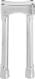 BILTWELL Risers - Murdock - Oversized - 10" - Chrome 6413-105-10