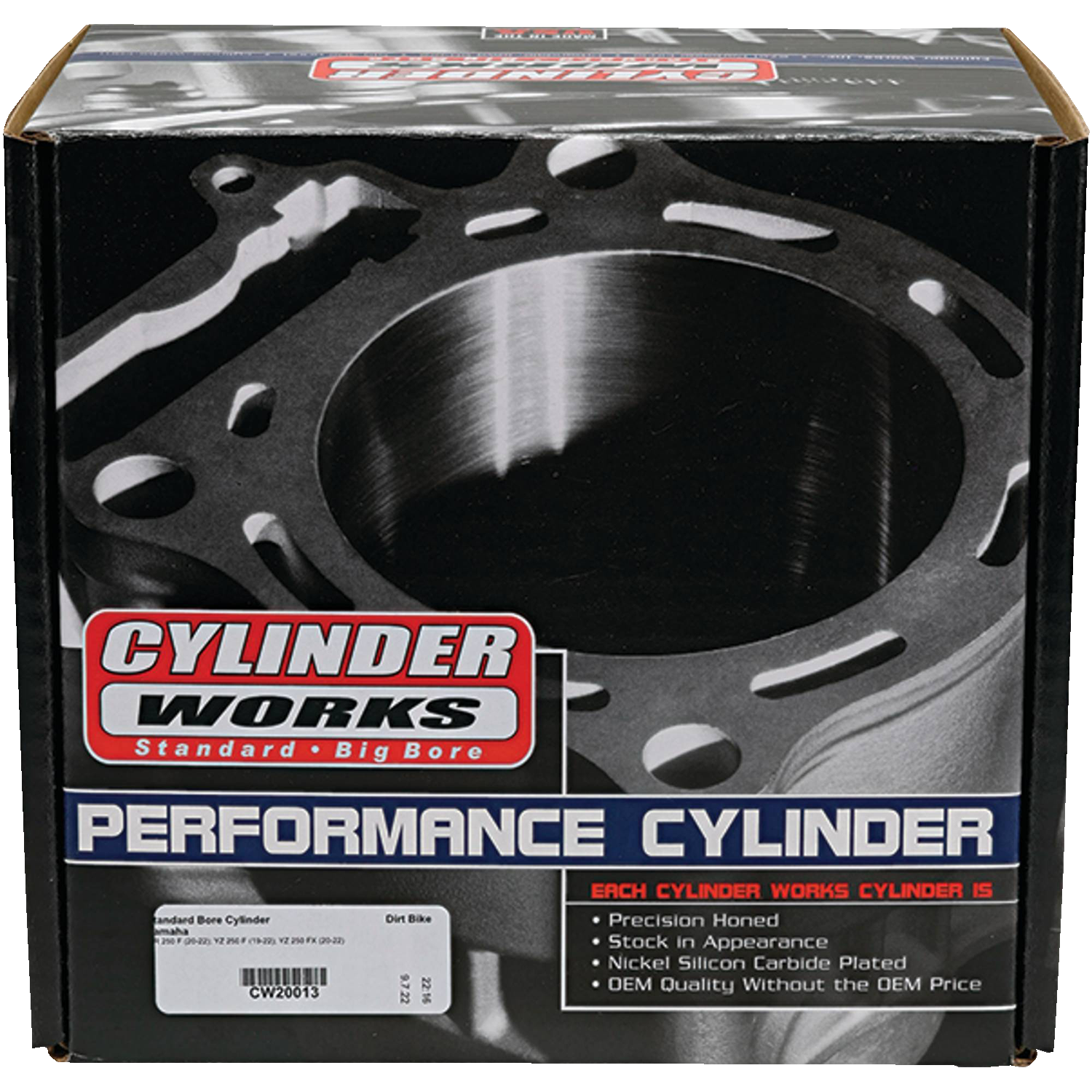 CYLINDER WORKS Cylinder - Standard YZ250F FX/ WRF 2019-2023 CW20013