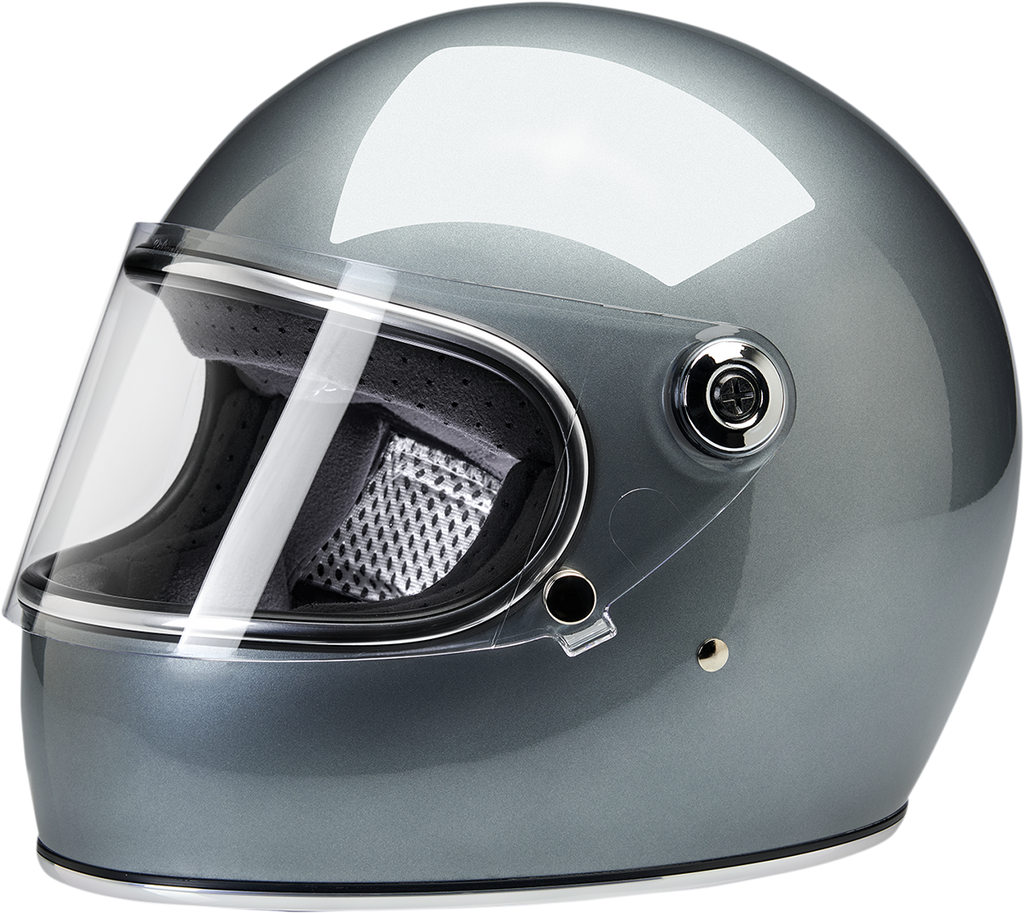 BILTWELL Gringo S Helmet - Metallic Sterling - Large 1003-340-104