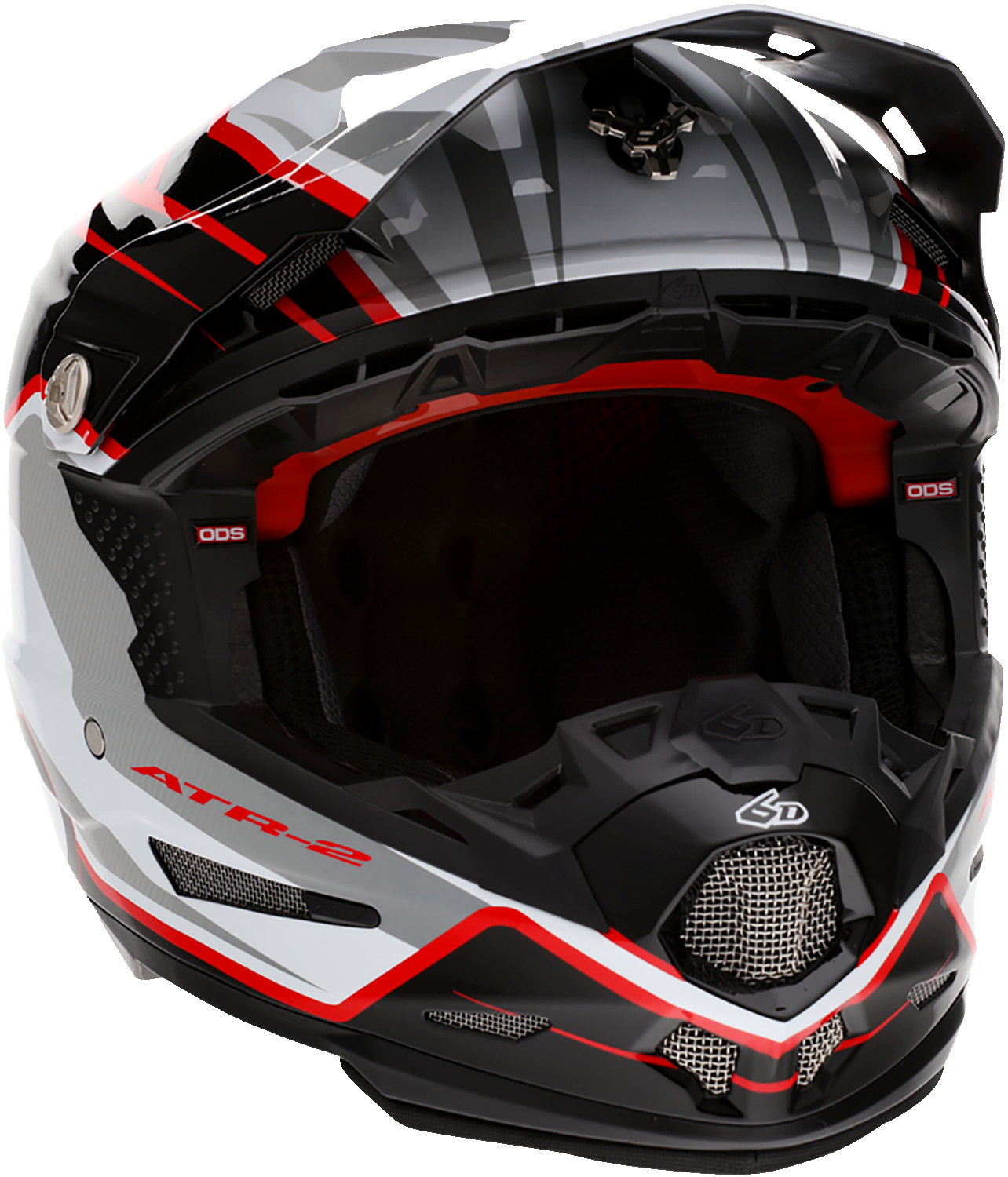 6D ATR-2 Helmet - Phase - White/Red - XL 12-2838