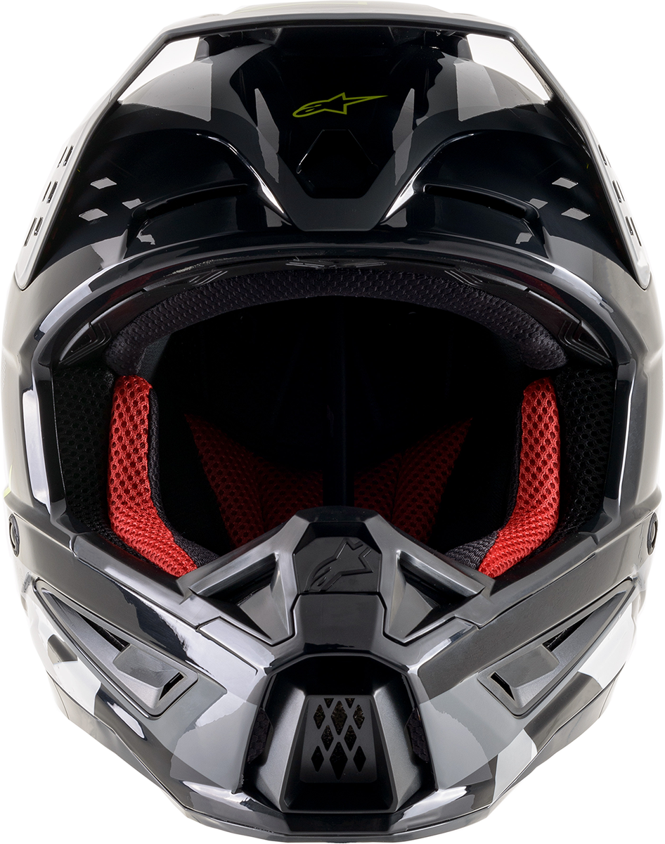 ALPINESTARS SM5 Helmet - Rover - Gray/Yellow - Large 8303921-1592-LG