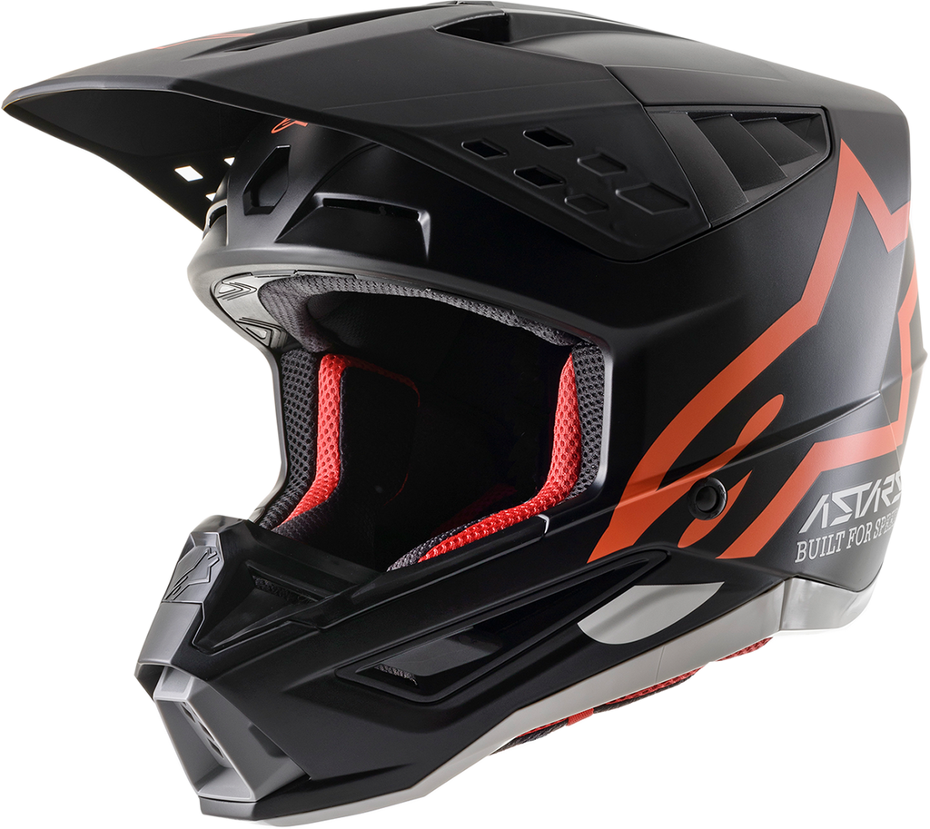 ALPINESTARS SM5 Helmet - Compass - Matte Black/Orange Fluo - XS 8303321-1149-XS