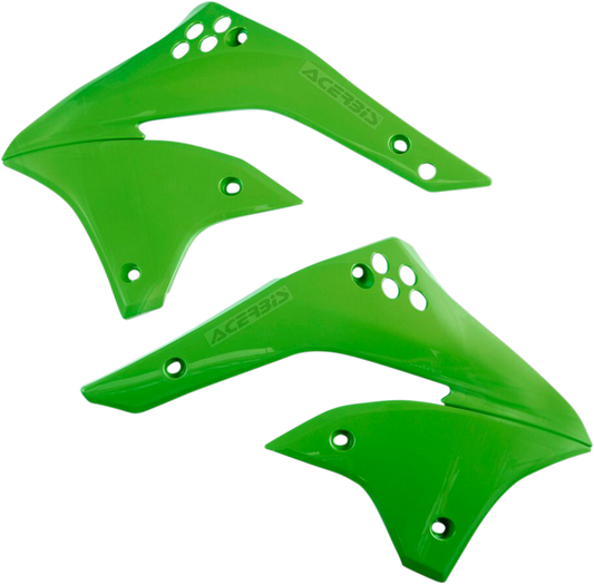 ACERBIS Radiator Shrouds - Green 2043750006