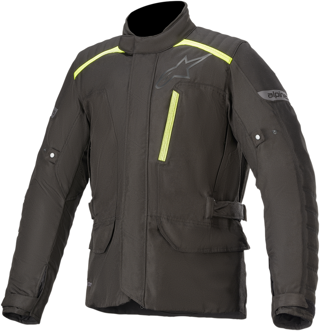 ALPINESTARS Gravity Drystar Jacket - Black/Yellow - Small 3203720-155-S