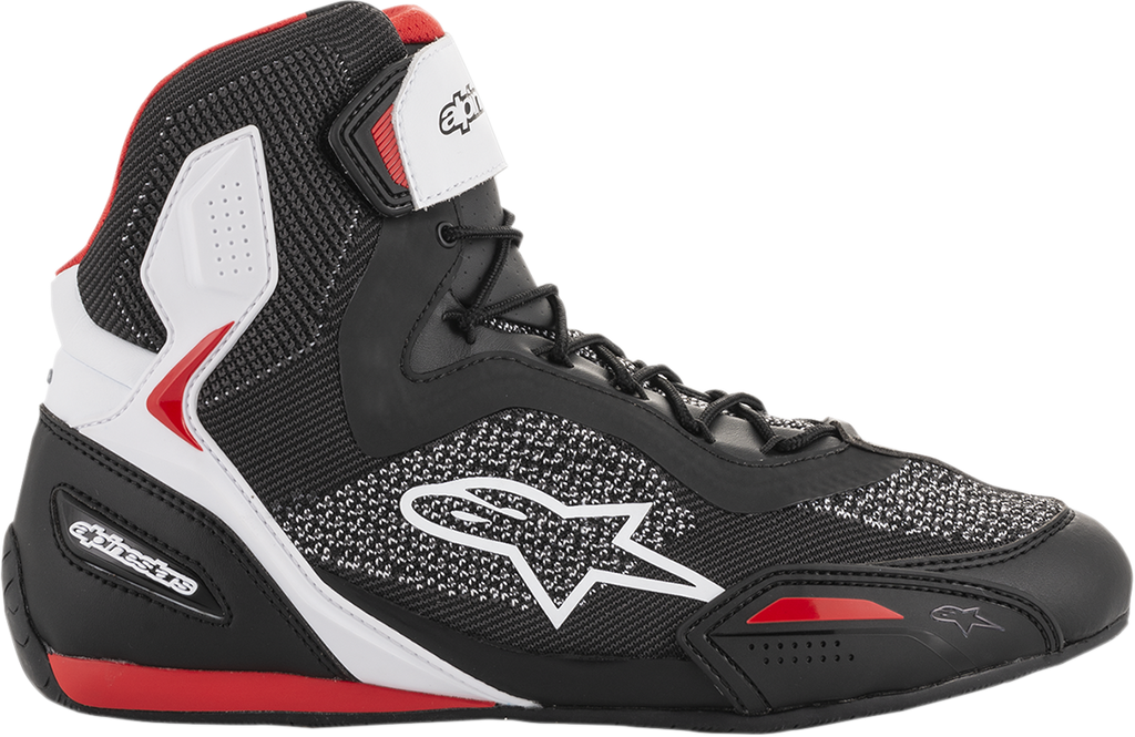 ALPINESTARS Faster-3 Rideknit® Shoes - Black/White/Red - US 12 2510319123-12